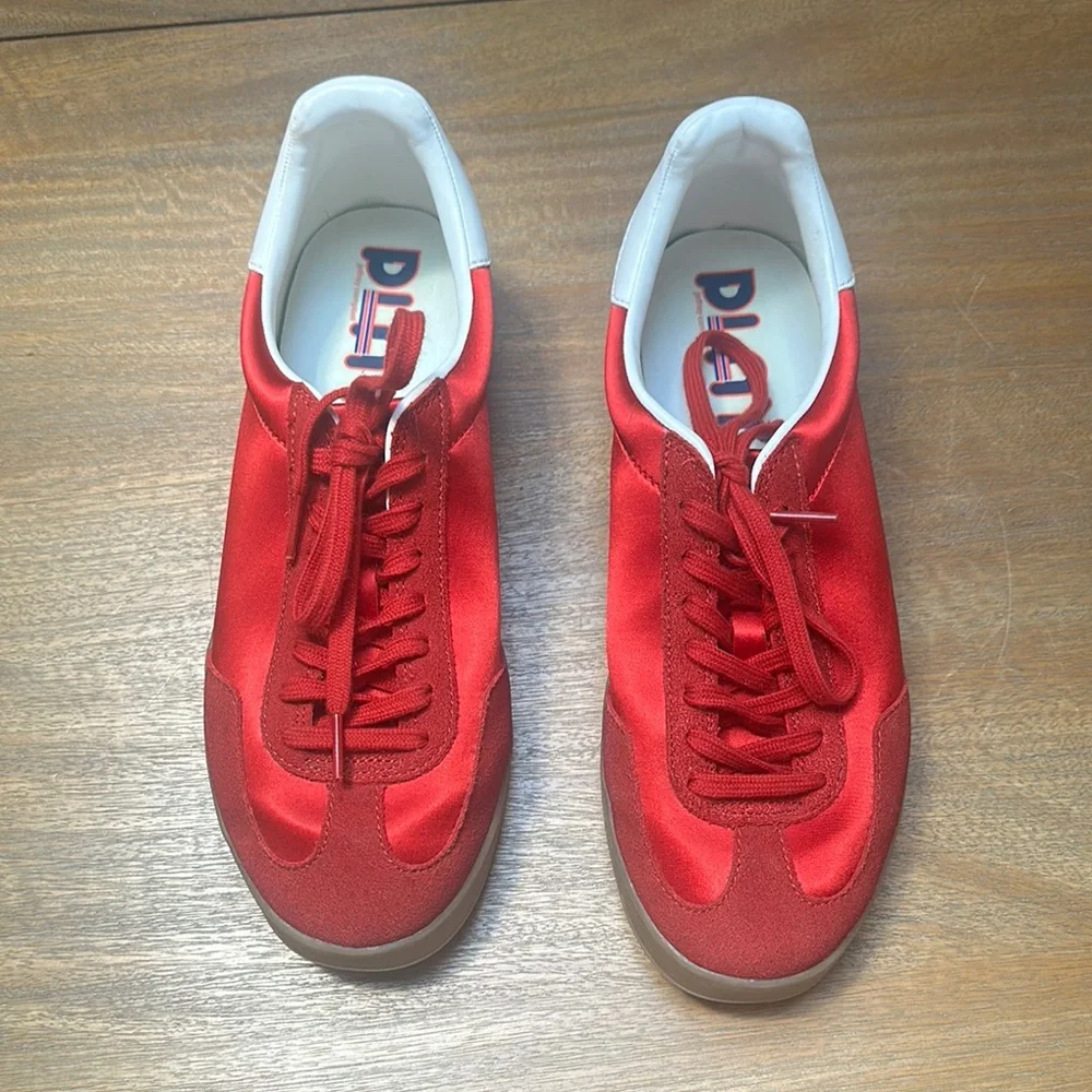 Red Jeffery Campbell sneakers - Picture 1 of 5